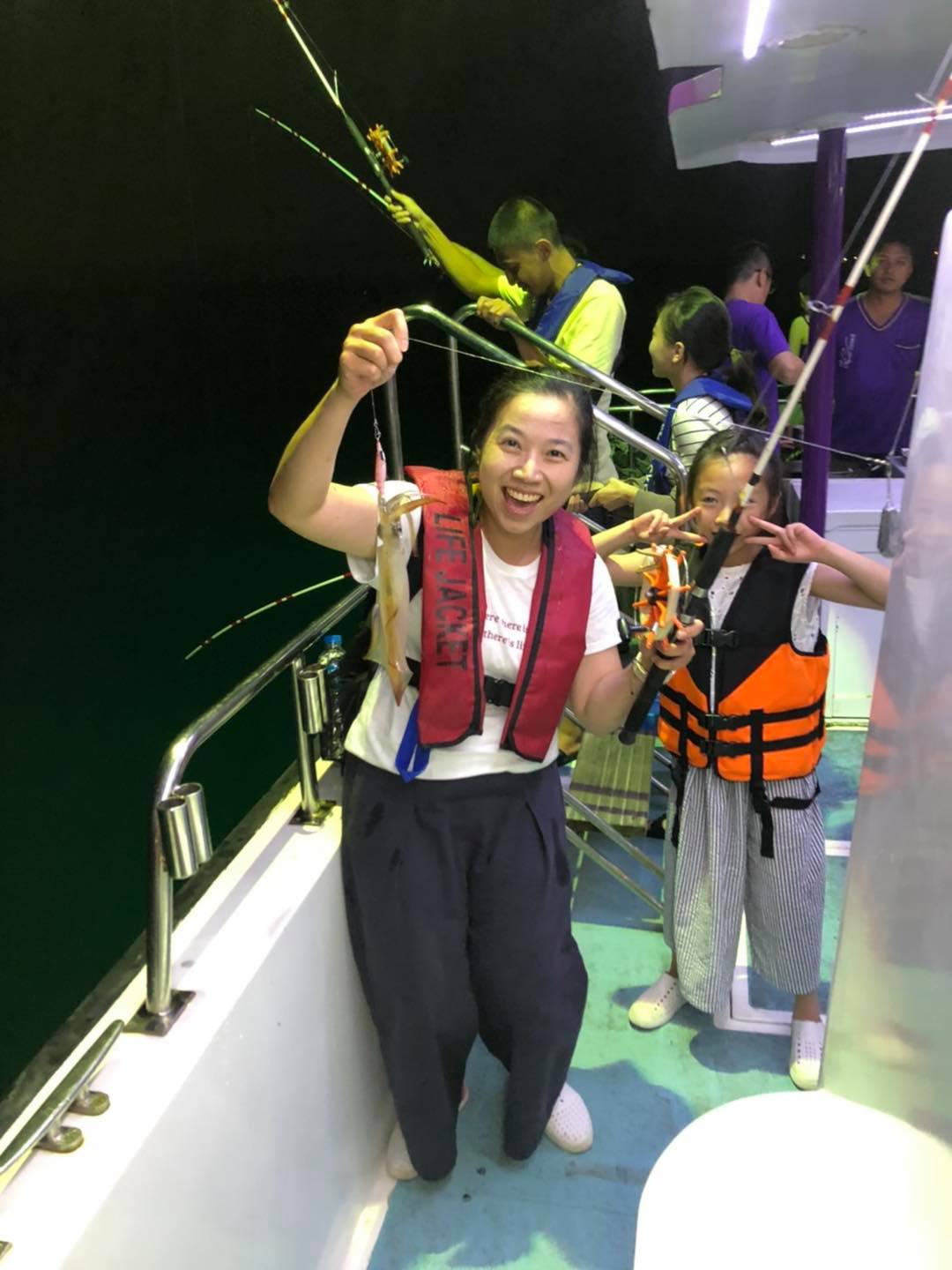 澎湖旅遊-夜釣小管